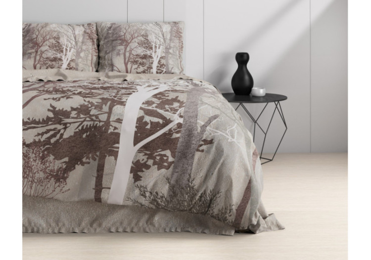 Housse de Couette Indre Taupe - 140 x 220 cm, Luxe Naturel - 17016097 - Dreamhouse 2