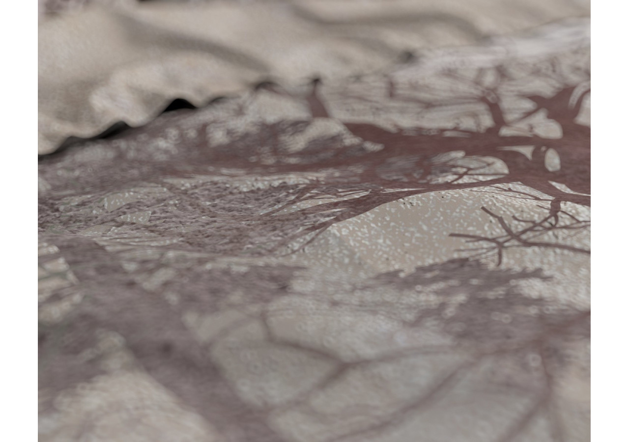 Housse de Couette Indre Taupe - 140 x 220 cm, Luxe Naturel - 17016097 - Dreamhouse