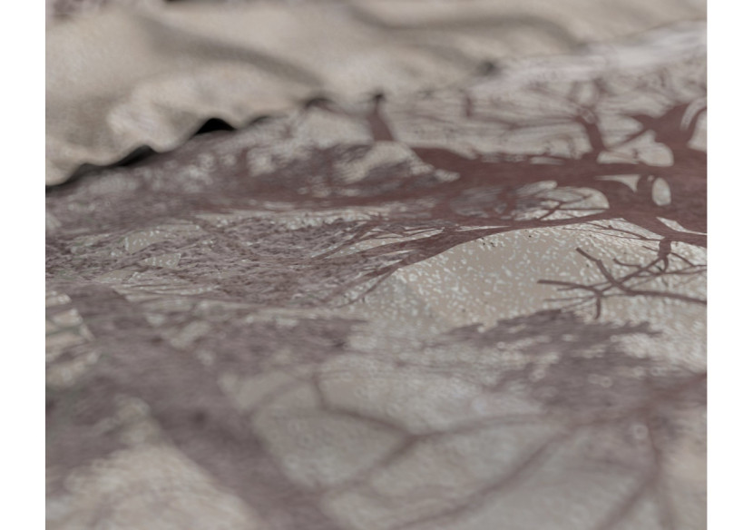 Housse de Couette Indre Taupe - 140 x 220 cm, Luxe Naturel - 17016097 - Dreamhouse