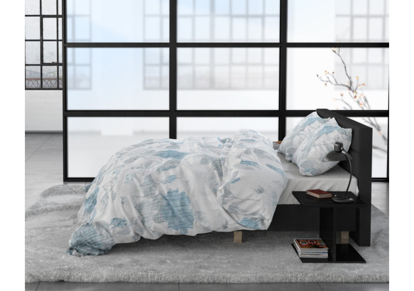 Housse de Couette Iven Bleu - 240 x 220 cm en Microfibres - 15023791 - Dreamhouse