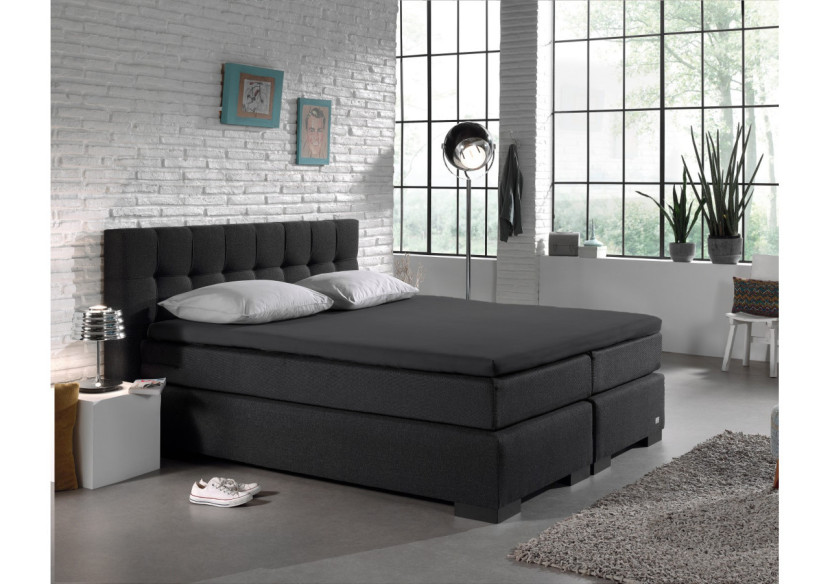 Housse de Matelas Jersey - Antracite 160 x 200/220 cm - 14016623 - Dreamhouse