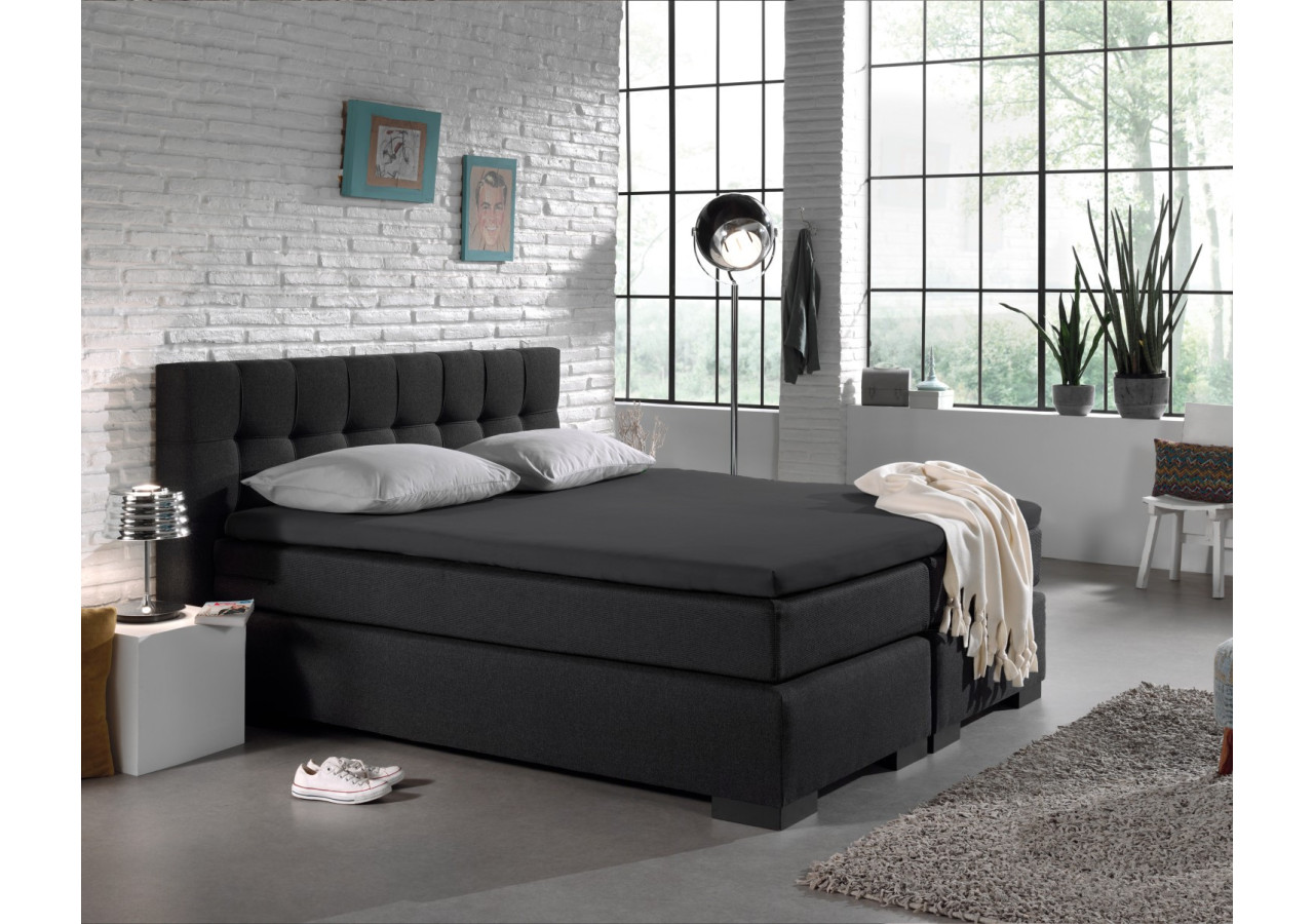 Housse de Matelas Jersey - Antracite 180 x 200/220 cm - 14016624 - Dreamhouse