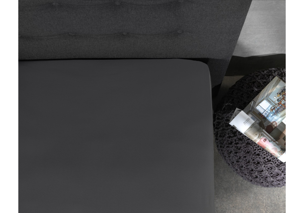 Housse de Matelas Jersey - Antracite 180 x 200/220 cm - 14016624 - Dreamhouse