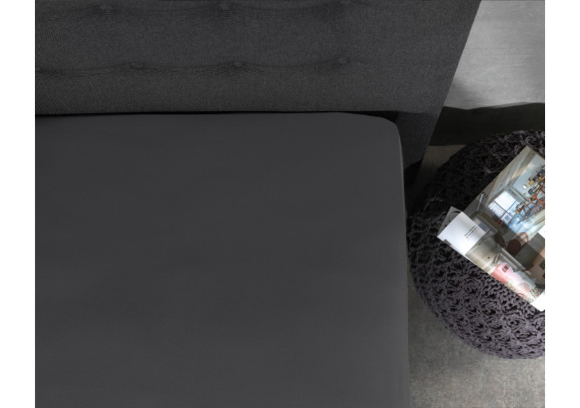 Housse de Matelas Jersey - Antracite 180 x 200/220 cm - 14016624 - Dreamhouse