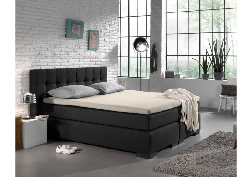 Housse de Matelas Jersey Crème - 190/200 x 200/220 cm en Coton Doux - 14016610 - Dreamhouse