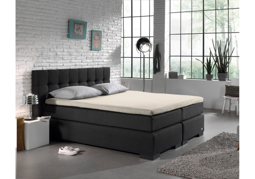 Housse de Matelas Jersey Crème - 70/80/90 x 200/220 cm en Coton Doux - 14016606 - Dreamhouse