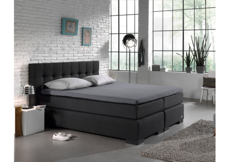 Housse de Matelas Jersey Grise - 160 x 200/220 cm en Coton Doux - 14016618 - Dreamhouse
