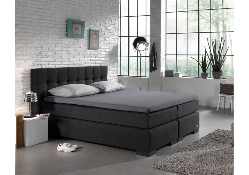 Housse de Matelas Jersey Grise - 160 x 200/220 cm en Coton Doux - 14016618 - Dreamhouse