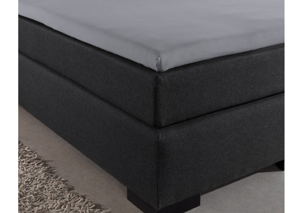 Housse de Matelas Jersey Grise - 160 x 200/220 cm en Coton Doux - 14016618 - Dreamhouse