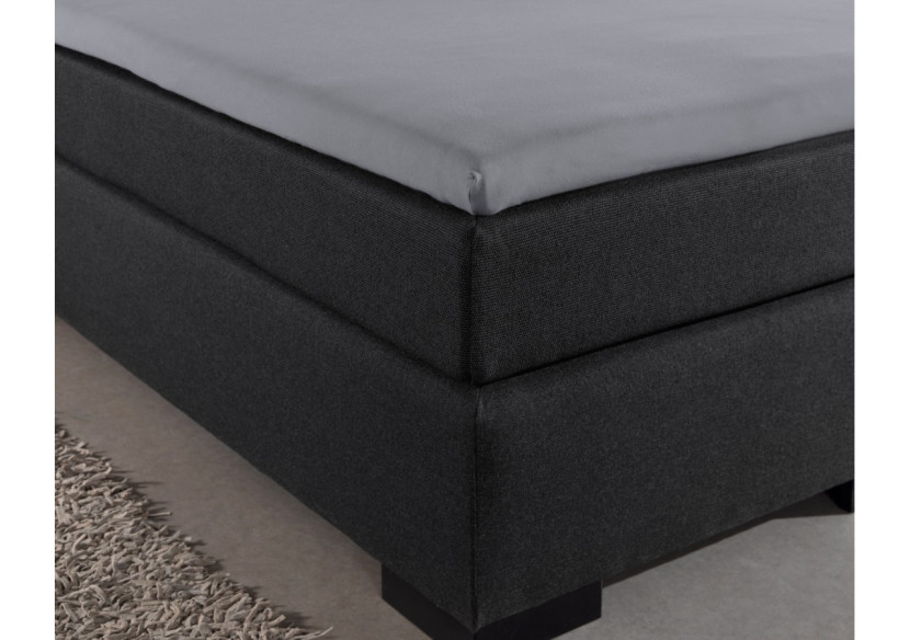 Housse de Matelas Jersey Grise - 160 x 200/220 cm en Coton Doux - 14016618 - Dreamhouse