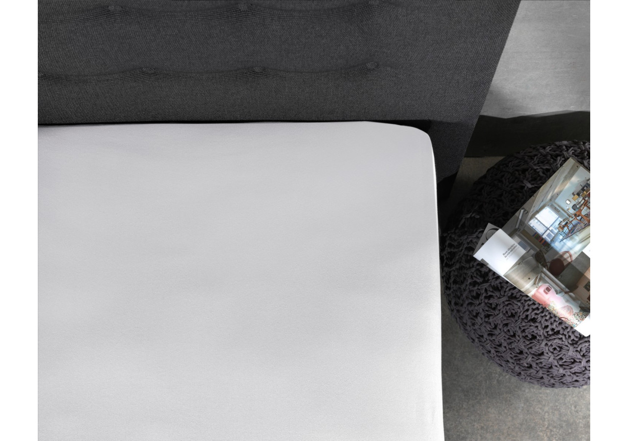 Housse de Matelas Jersey Dreamhouse - Blanc 180 x 200/220 cm - 14016604 - Dreamhouse