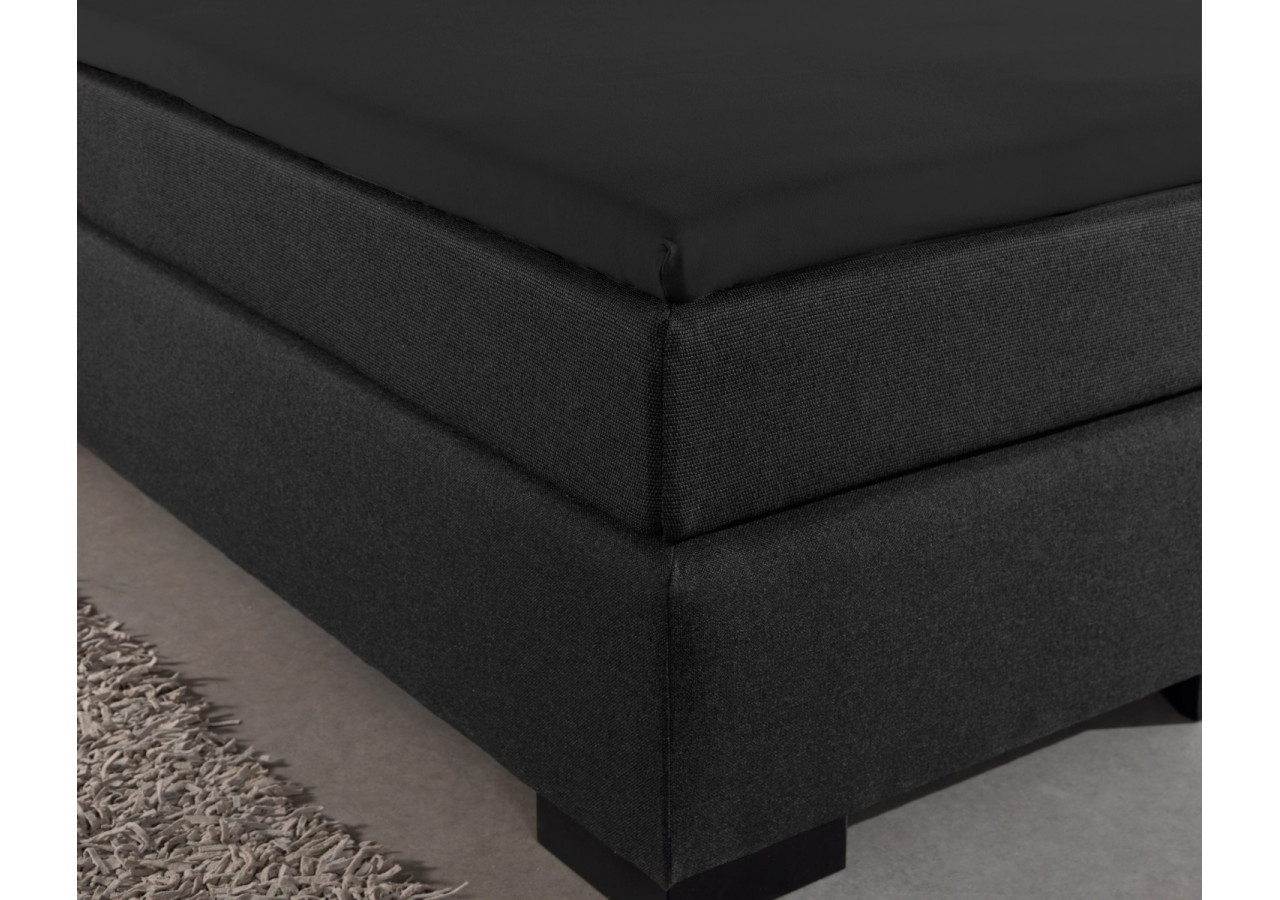 Housse de Matelas Jersey Noir - 180 x 200/220 cm - 14016614 - Dreamhouse