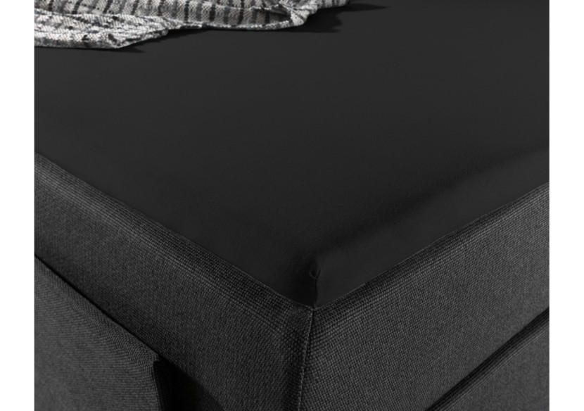 Housse de Matelas Jersey Noir - 180 x 200/220 cm - 14016614 - Dreamhouse