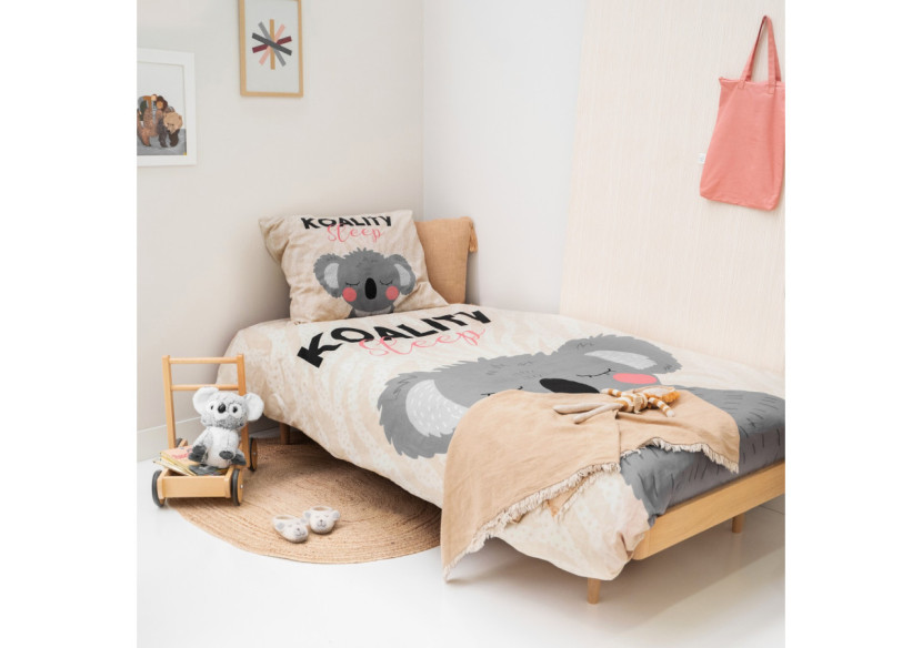 Housse de Couette Little Monster - Coton 155 x 220 cm - 17015787 - Royal Textile