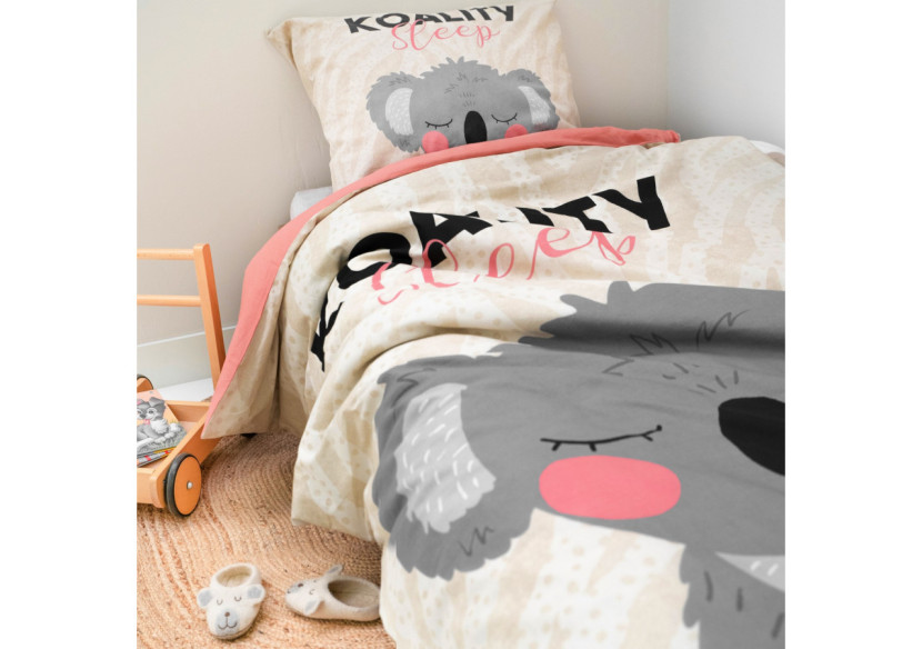 Housse de Couette Little Monster - Coton 155 x 220 cm - 17015787 - Royal Textile