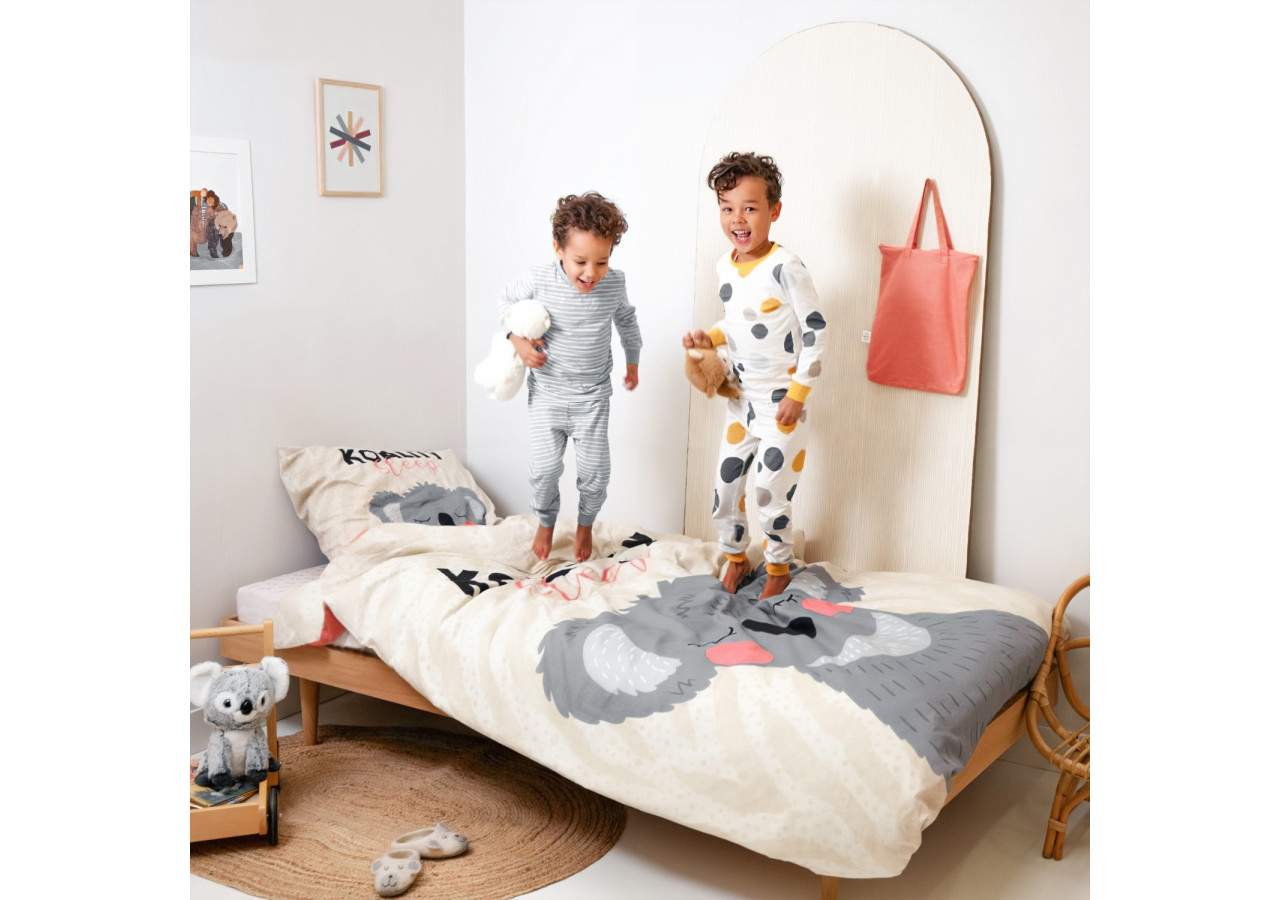 Housse de Couette Little Monster - Coton 155 x 220 cm - 17015787 - Royal Textile