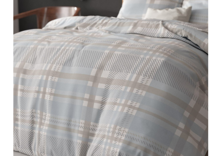 Housse de couette Lilou Bleu - 240 x 220 en coton mélangé - 17017089 - Sleeptime 2