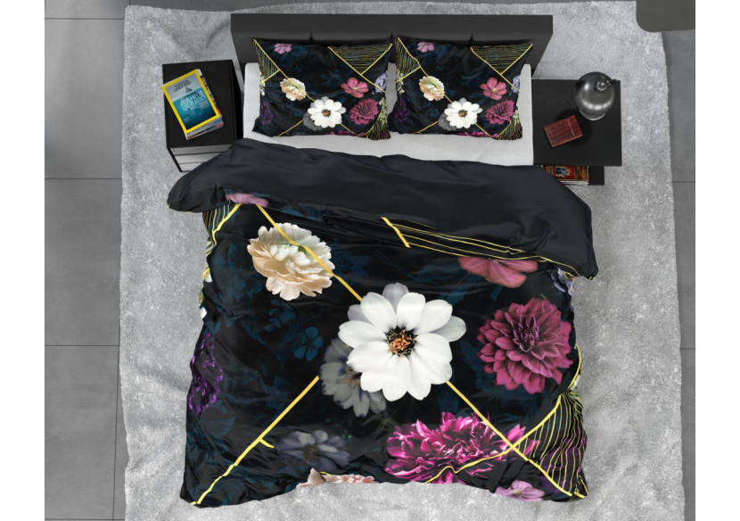 Housse de couette Linleez Indigo - 140 x 220 en coton satiné - 14024453 - Dreamhouse Housse de couette Linleez Indigo - 140 x 220 en coton satiné - 14024453 - Dreamhouse