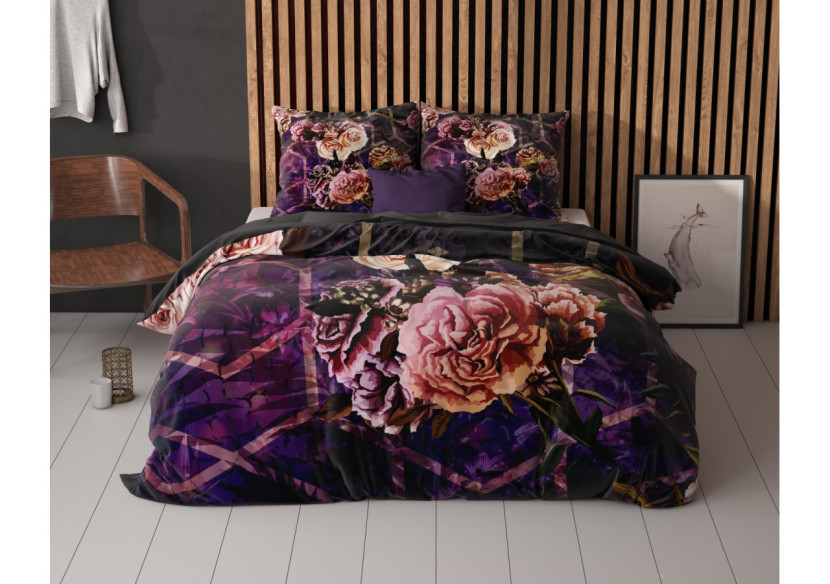 Housse de Couette Marise Paars - Élegante 200x220 cm - 17018260 - Sleeptime