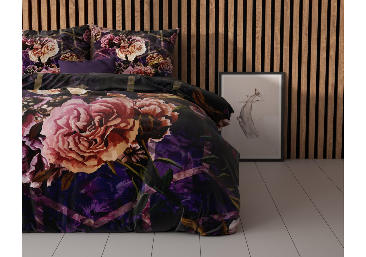 Housse de Couette Marise Paars - Élegante 200x220 cm - 17018260 - Sleeptime