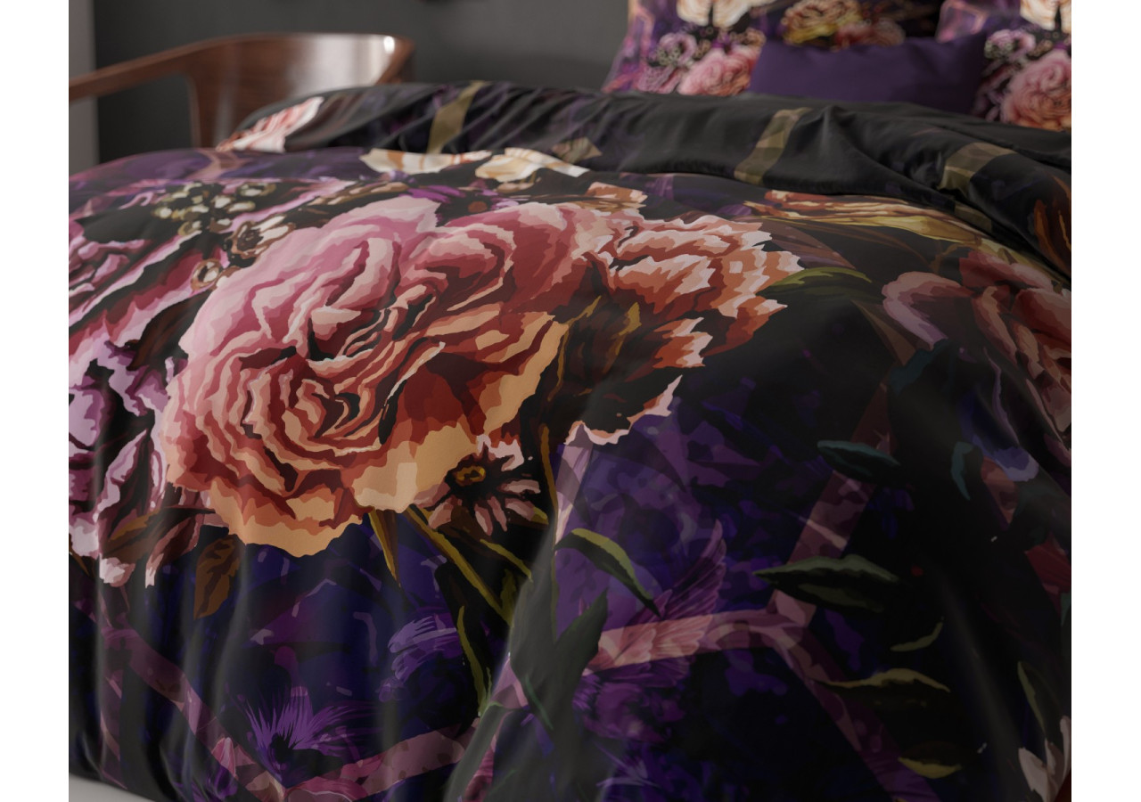 Housse de Couette Marise Paars - Élegante 140x220 cm - 17018259 - Sleeptime