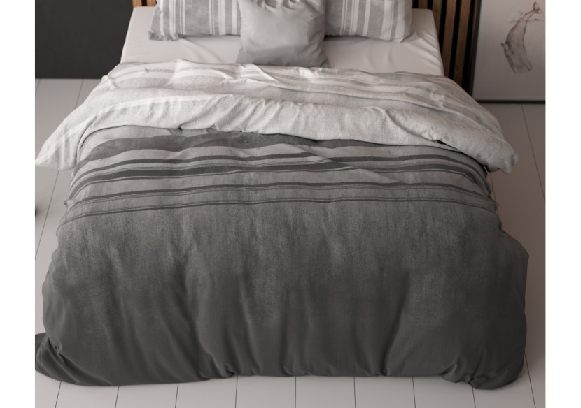 Housse de couette Moon Lights - Grise 200 x 220 cm - 15026691 - Sleeptime