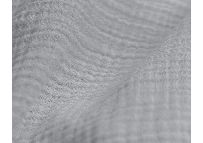 Housse de Couette Mousseline Grise - 140 x 220 cm en Coton - 17017070 - Dreamhouse Housse de Couette Mousseline Grise - 140 x 220 cm en Coton - 17017070 - Dreamhouse