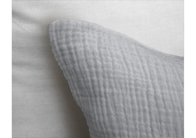 Housse de Couette Mousseline Grise - 240 x 220 cm en Coton - 17017072 - Dreamhouse Housse de Couette Mousseline Grise - 240 x 220 cm en Coton - 17017072 - Dreamhouse