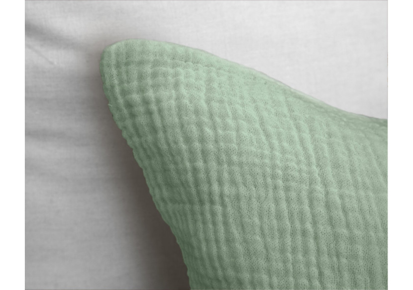 Housse de Couette Mousseline Verte - 200 x 220 cm en Coton - 17017065 - Dreamhouse Housse de Couette Mousseline Verte - 200 x 220 cm en Coton - 17017065 - Dreamhouse