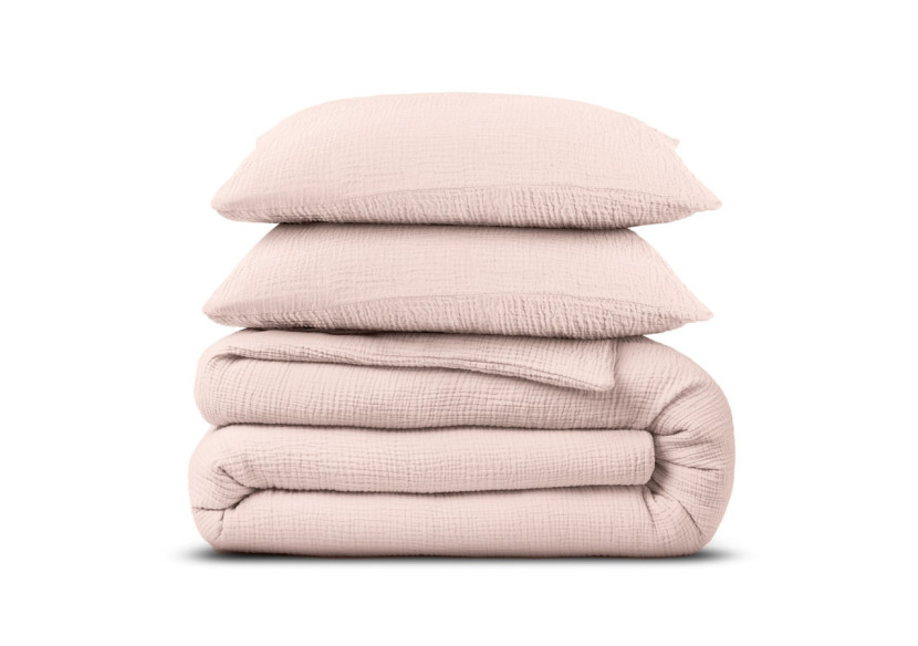Housse de Couette Mousseline Rose - 200 x 220 cm en Coton - 17017059 - Dreamhouse Housse de Couette Mousseline Rose - 200 x 220 cm en Coton - 17017059 - Dreamhouse