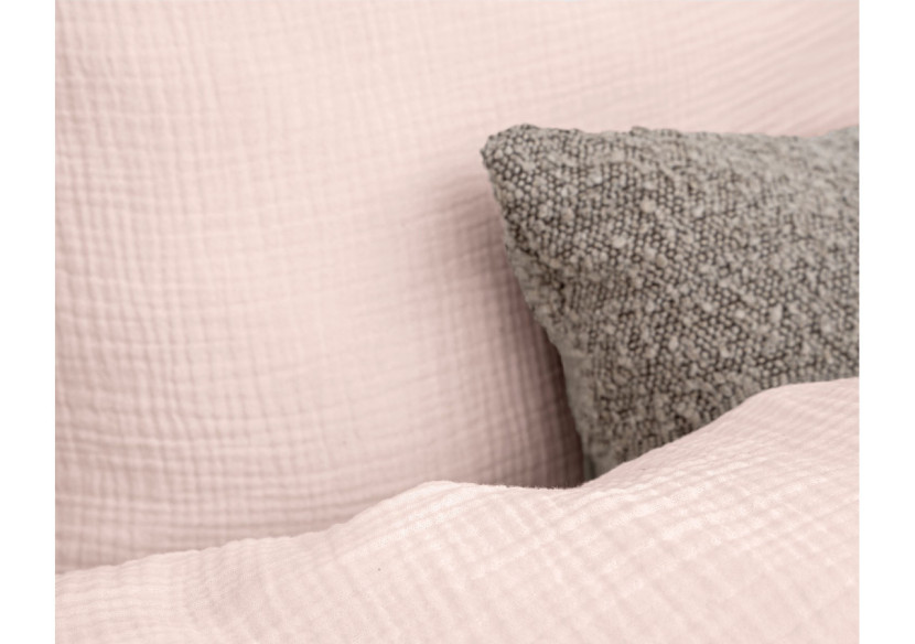 Housse de Couette Mousseline Roze - 240 x 220 cm en Coton 100% - 17017060 - Dreamhouse Housse de Couette Mousseline Roze - 240 x 220 cm en Coton 100% - 17017060 - Dreamhouse
