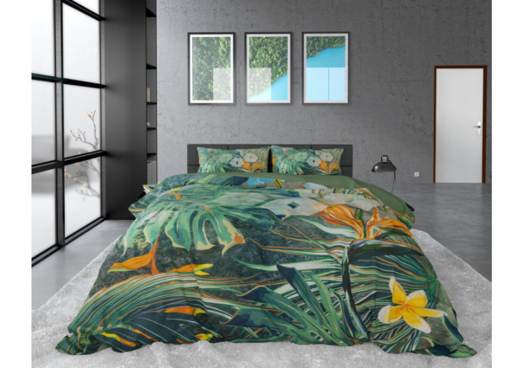 Housse de Couette Nature Fusion Verte - Dimensions 240 x 220 cm - 15020657 - Dreamhouse 2
