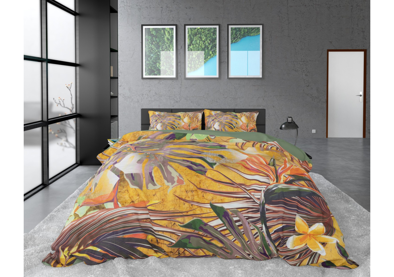 Housse de Couette Nature Fusion Jaune - Dimensions 140 x 220 cm - 15020660 - Dreamhouse