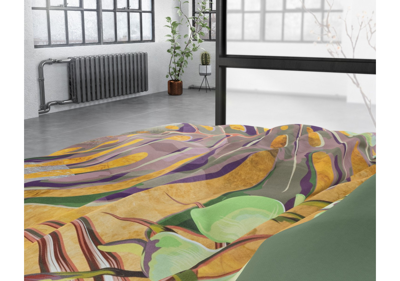 Housse de Couette Nature Fusion Jaune - Dimensions 140 x 220 cm - 15020660 - Dreamhouse