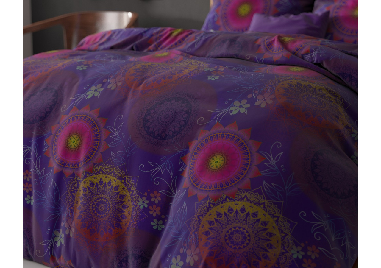 Housse de couette Sleeptime Elegance - 200 x 200/220 cm en mélange de coton - 17018363 - Sleeptime