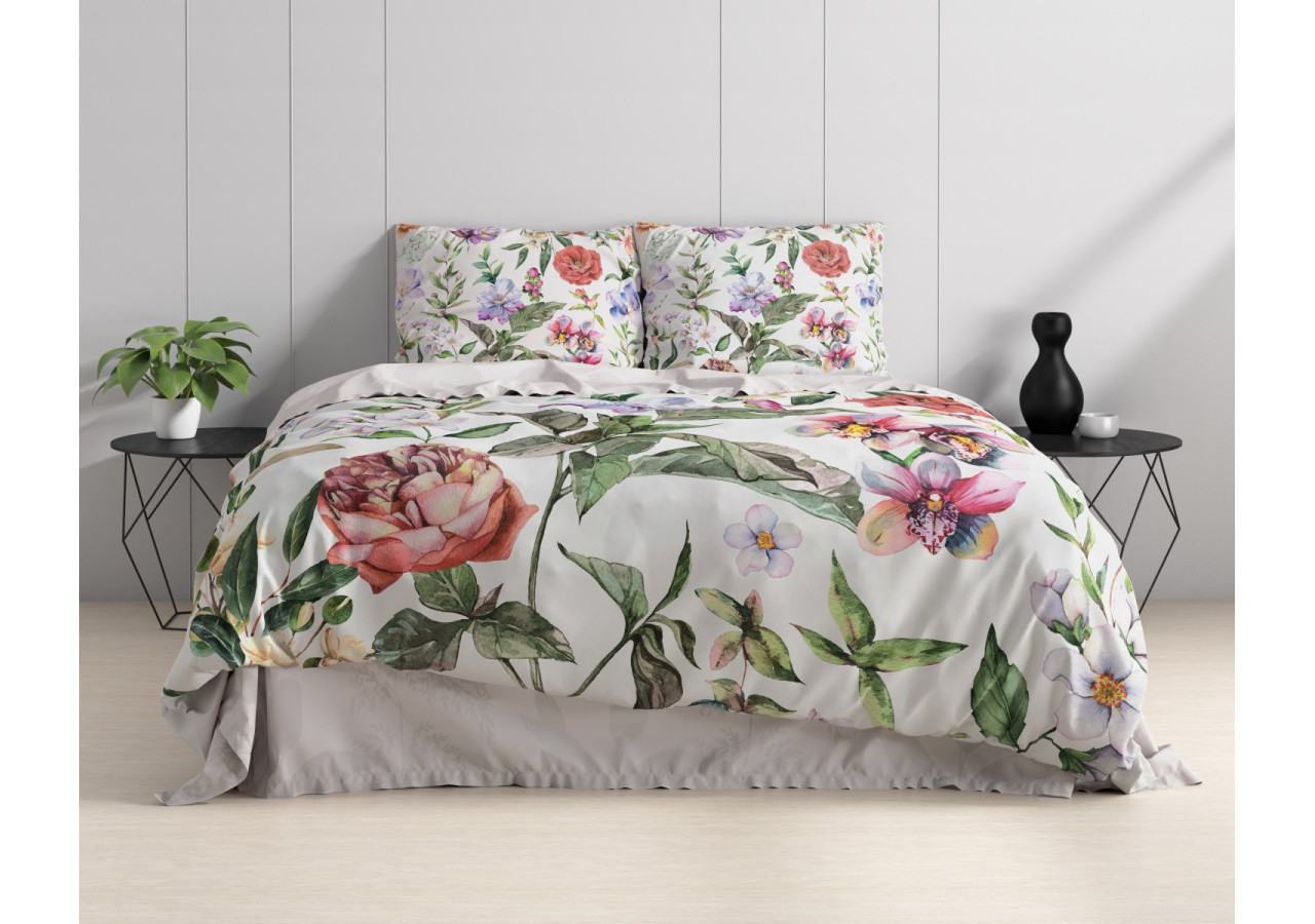 Housse de Couette Ophelia - Coton Satin 140 x 220 cm - 17016085 - Dreamhouse