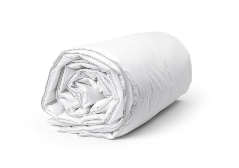 Couette d'Été Percale Touch - 140x220 cm, Blanc - 17019340 - Primaviera Deluxe