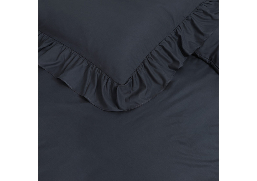 Housse de Couette Ruffles Antraciet - 240 x 200/220 cm - 17020191 - Sleeptime