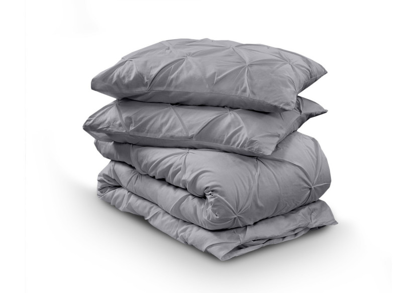 Housse de Couette Salvador - Gris 200 x 220 cm en Coton - 17016263 - Dreamhouse Housse de Couette Salvador - Gris 200 x 220 cm en Coton - 17016263 - Dreamhouse