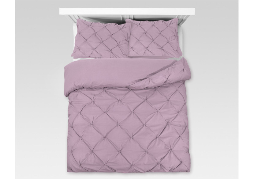 Housse de Couette Salvador Lila - 140 x 220 cm en Coton 100% - 17015000 - Dreamhouse