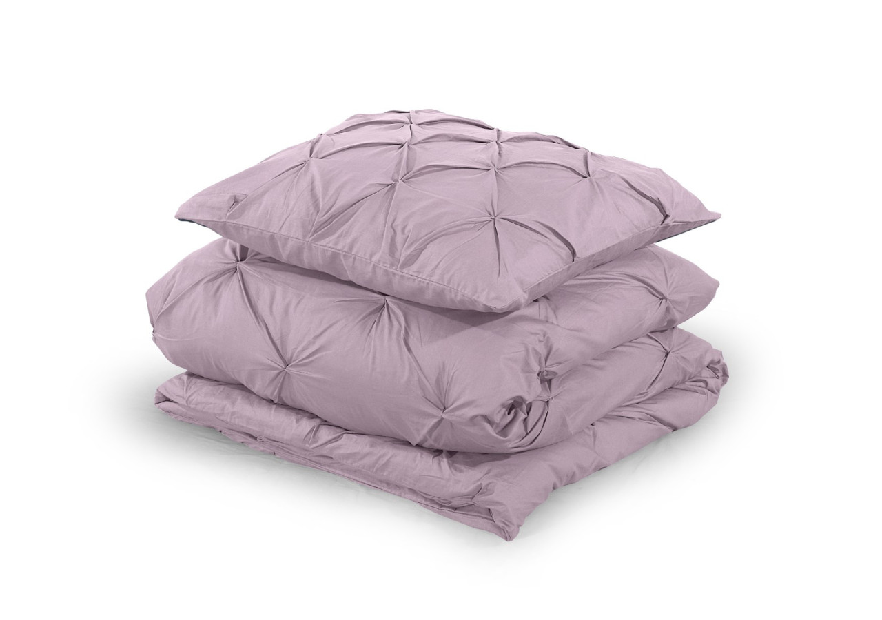 Housse de Couette Salvador Lila - 140 x 220 cm en Coton 100% - 17015000 - Dreamhouse