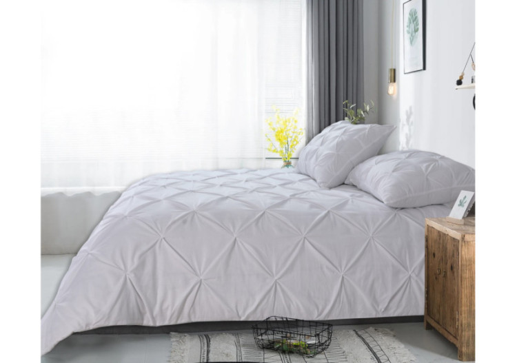 Housse de Couette Salvador Blanc - 140 x 220 cm en Coton 100% - 17014985 - Dreamhouse 2