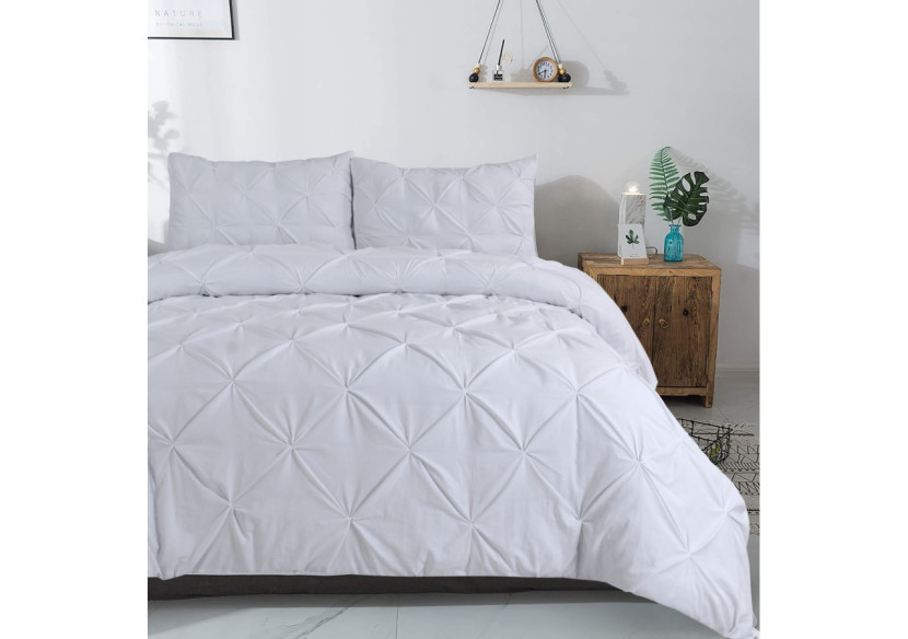 Housse de Couette Salvador Blanc - 140 x 220 cm en Coton 100% - 17014985 - Dreamhouse Housse de Couette Salvador Blanc - 140 x 220 cm en Coton 100% - 17014985 - Dreamhouse