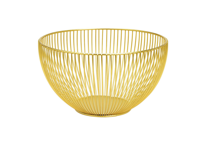Panier en métal doré - 25x14x25cm - 10033227 - WURM