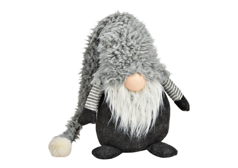 Lutin en Textile Gris - 22 x 38 x 20 cm - 10033615 - WURM