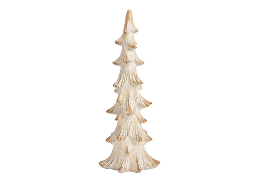 Sapins en argile avec paillettes - Champagne 18 x 46 x 13 cm - 10034144 - WURM