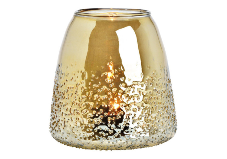 Lanterne en Verre - Marron 14x16x14cm - 10034351 - WURM