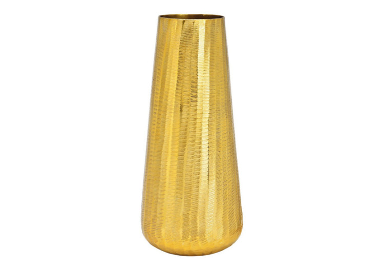 Vase en métal - Doré 20x45x20cm - 10034696 - WURM