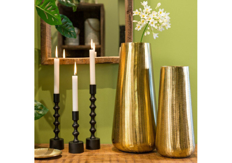 Vase en métal - Doré 20x45x20cm - 10034696 - WURM 2