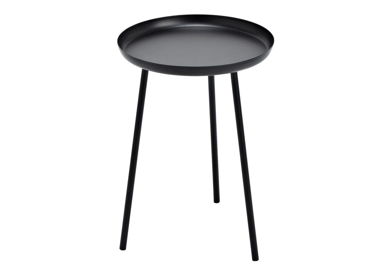 Table en métal noir - Dimensions compactes 28x39x28 cm, idéale pour petits espaces - 10034841 - WURM